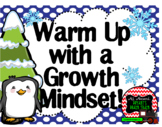 Growth Mindset Posters and Writing Activities (Winter Janu