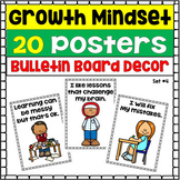 Growth Mindset Posters for Morning Meetings, Bulletin Boar