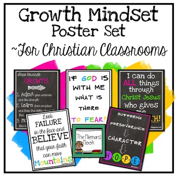 Preview of Christian Classroom Decor: Bible Verse Posters