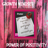 Growth Mindset Power of Positivity Posters and Classroom Decor