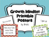 Growth Mindset Printable Posters