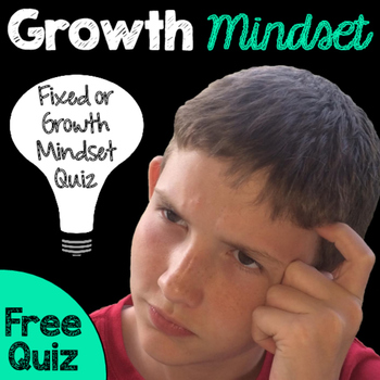 Preview of Growth Mindset Quiz - Freebie
