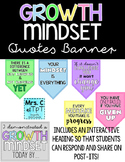 Growth Mindset Quotes Banner
