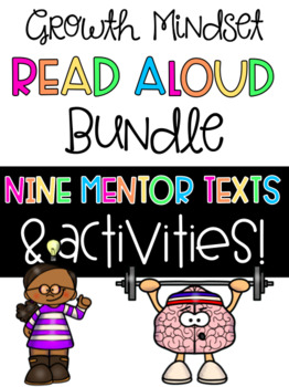 Preview of Growth Mindset Read Aloud Activities BUNDLE!