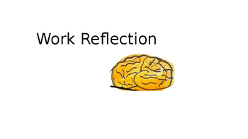 Preview of Growth Mindset-Reflect on your work