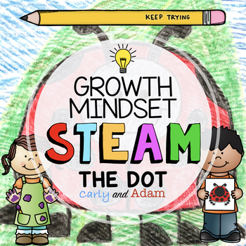 Preview of The Dot by Peter H. Reynolds Growth Mindset Drawing READ ALOUD STEAM™ Activity
