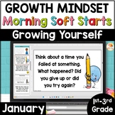 Growth Mindset Soft Start Activities | Morning Meeting Sli