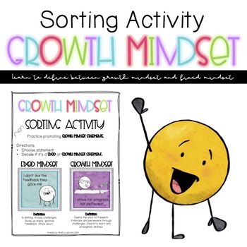Preview of Growth Mindset: Sorting Activity