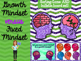 Growth Mindset Sorting Game and Bulletin Board Set