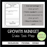 Growth Mindset: State Testing Encouraging Notes