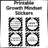 Growth Mindset Stickers Printable