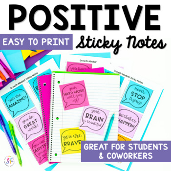 positive sticky notes