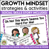 Social Stories Growth Mindset Strategies Activities Poster
