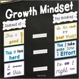 Growth Mindset Posters May Bulletin Board Ideas SEL Displa