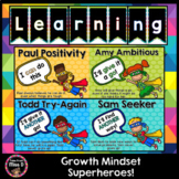 Growth Mindset Superhero Posters