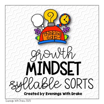 Preview of Growth Mindset Syllable Sorts