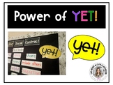 Growth Mindset - The Power of Yet!