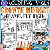 Growth Mindset Travel Fly High Coloring & Writing Paper Ac