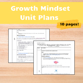 Growth Mindset Unit Plan