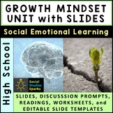 Growth Mindset Unit: High School Lessons - Slides, Activit