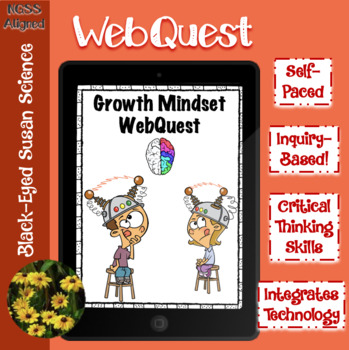 Preview of Growth Mindset WebQuest (Great Sub Plans!)