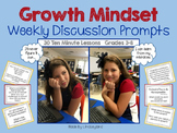 Growth Mindset Weekly Discussion Prompts