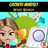 Growth Mindset Word Search Puzzle FREE