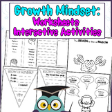 Growth Mindset: Worksheets & Interactive Activities for Re