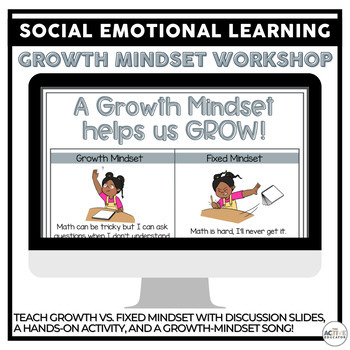 Preview of Growth Mindset Activities & Lesson Slides