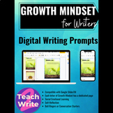 Growth Mindset Writing Prompts for Bell ringers and Discussions