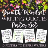 Growth Mindset Writing Quote Posters: Nature-Themed