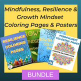 Growth Mindset and Empowerment Posters and Coloring Pages 