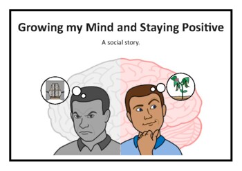Preview of Growth Mindset and Staying Positive / Attitude Social Narrative Story