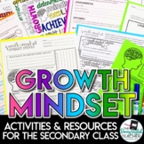 Growth Mindset Activities and Resources for the Secondary 