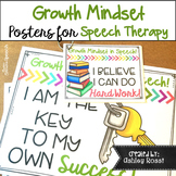Growth Mindset Posters for Speech Therapy