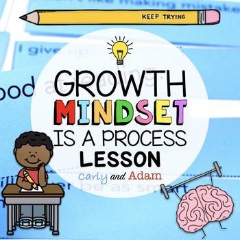 Preview of Growth Mindset Process Lesson and Activities