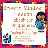 Growth Mindset lesson focused on being unique and important
