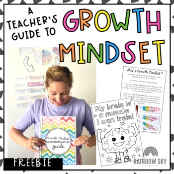 Preview of Growth Mindset lesson ideas | Growth Mindset Guide for Teachers FREE