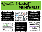 Growth Mindset printable posters