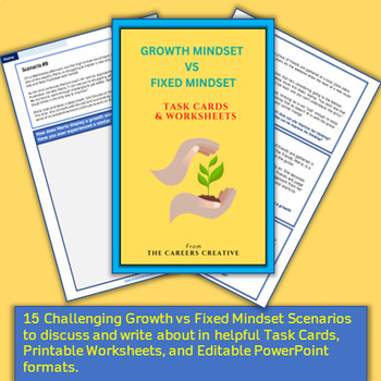 Preview of Growth Mindset vs Fixed Mindset - 15 Challenging Real-Life Scenarios