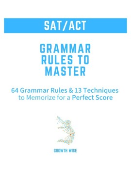 Preview of ACT English Perfect 36!  64 Grammar Rules + 13 Techniques You Need to Memorize