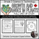 Growth and Changes in Plants - Full Unit - Grade 3 Science