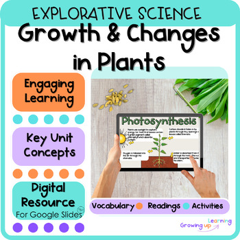 Preview of Growth and Changes in Plants Lesson Slides for Google Slides™ Unit Companion