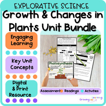 Preview of Plant Unit Growth and Changes in Plants Printable and Digital Plant Life Cycle