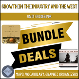 Growth in the West and Industry PDF - Maps and Activities Bundle