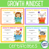 Growth mindset award certificates to print or use online