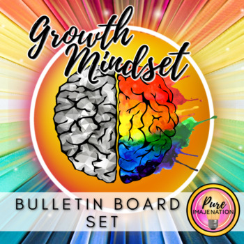 Preview of Growth vs Fixed Mindset Bulletin Board Set