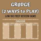 Grudge Review Game (Low/No Prep)