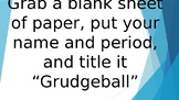Grudgeball Game- Domain, Slope, Parallel and Perpendicular
