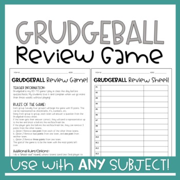 Middle School Math Game Grudgeball